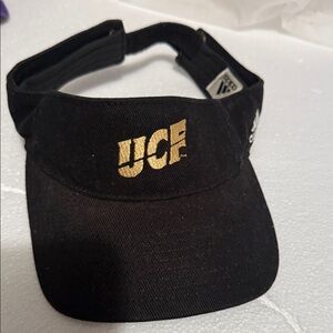 adidas Black and Gold Visor Hat